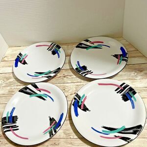 Design Concepts Newcor 7.75" Salad Plate Vintage 1992 Liza Pattern 6157 Set of 4